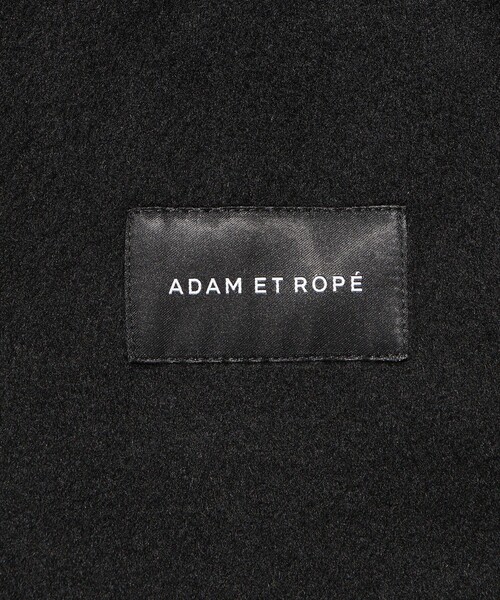 ADAM ET ROPE'（アダムエロペ）の「カシミヤ ダブルフェイス セミダブルコート / マフラー付き（ステンカラーコート・メンズ・ブラック・L/M）」の21枚目の写真