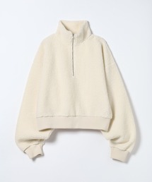 JEANASIS | ボアハーフZIPショートプルオーバー/636273(スウェット)