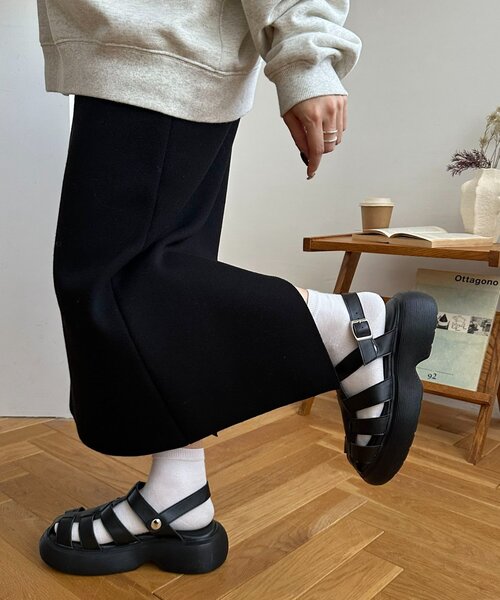 DISCOAT（ディスコート）の「グルカサボシューズ（その他シューズ・レディース・ベージュ/ブラウン/ブラック・MEDIUM/LARGE）」の6枚目の写真