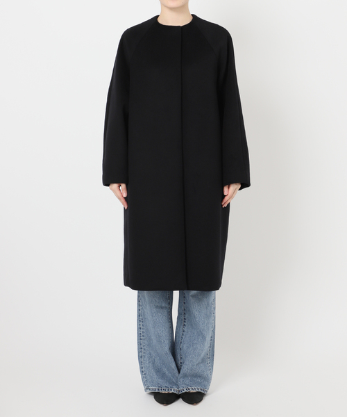 セール】《追加》S160ビーバーノーカラーコート（ノーカラーコート