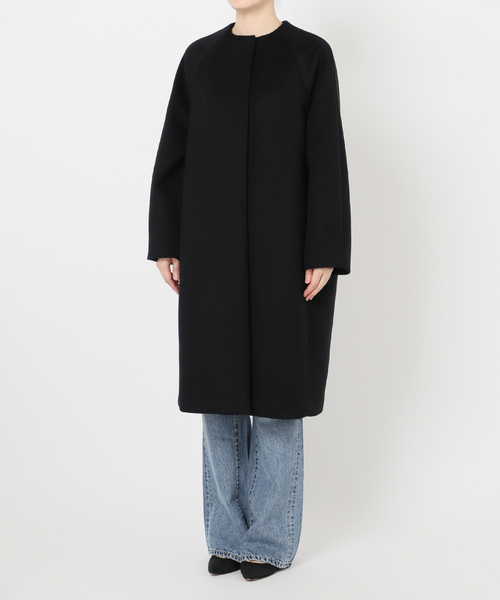 セール】《追加》S160ビーバーノーカラーコート（ノーカラーコート