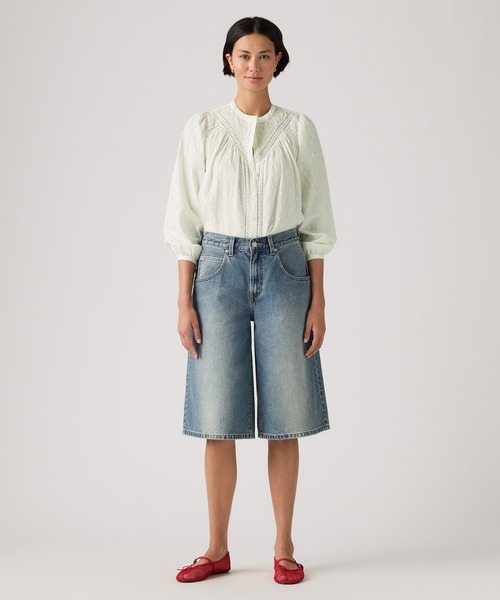 Levi's(リーバイス)の「Levi's/リーバイス スーパーバギージョーツ(デニムパンツ・レディース・インディゴブルー・28inch/27inch/26inch/25inch/24inch/23inch)」の6枚目の写真