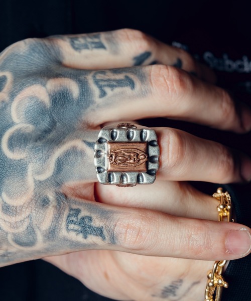 Subciety（サブサエティ）の「Mexican maria ring（リング・メンズ・シルバー・15号/17号/19号/21号）」の6枚目の写真