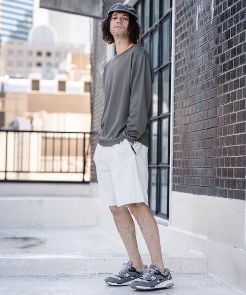 CAMBIO(カンビオ)の「mlt5563- ハニカムワッフルライクジャガード編みCNロンT(CA02-61208)(Tシャツ/カットソー・メンズ・ブラック/グレー/オフホワイト・M/L/XL)」の19枚目の写真