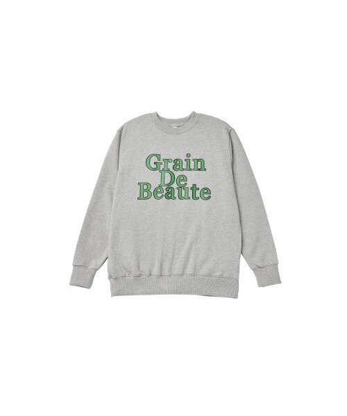 GRAIN DE BEAUTE（グランデボーテ）の「NEW SIGNATURE SWEAT [GRAY]（スウェット・レディース・グレー・S/M/L）」の2枚目の写真