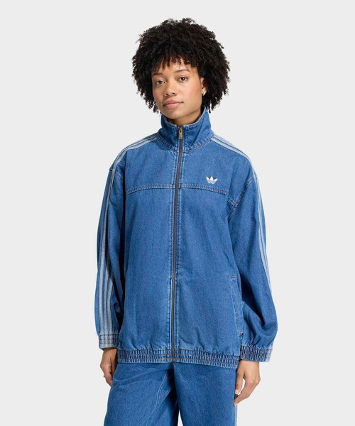 adidas デニム　ジャージ ファイヤーバード ADILENIUM トラックトップ デニム / ジャージ