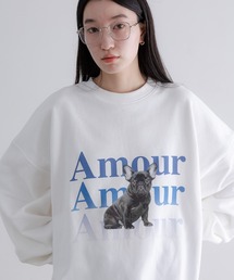 LOWRYS FARM | 【LFM(U)】アニマルフォトスウェットクルー　 636473(スウェット)