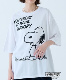 Johnbull | 【JOHNBULL/ジョンブル】PEANUTS プリントTシャツ / スヌーピー / 半袖(Tシャツ/カットソー)