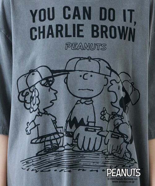Johnbull（ジョンブル）の「【JOHNBULL/ジョンブル】PEANUTS プリントTシャツ / スヌーピー / 半袖（Tシャツ/カットソー・レディース・ホワイト系その他/ホワイト系その他3/ブラック系その他/ホワイト系その他2/ブラック系その他3/ブラック系その他2・フリー）」の22枚目の写真