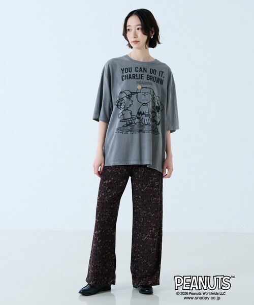 Johnbull(ジョンブル)の「【JOHNBULL/ジョンブル】PEANUTS プリントTシャツ / スヌーピー / 半袖(Tシャツ/カットソー・レディース・ホワイト系その他/ホワイト系その他3/ブラック系その他/ホワイト系その他2/ブラック系その他2/ブラック系その他3・フリー)」の11枚目の写真