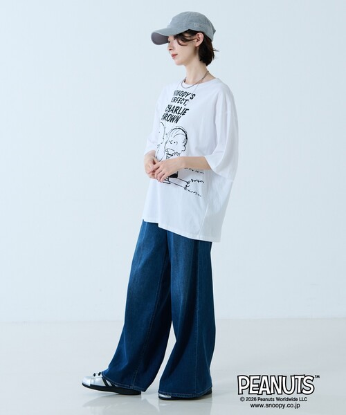 Johnbull(ジョンブル)の「【JOHNBULL/ジョンブル】PEANUTS プリントTシャツ / スヌーピー / 半袖(Tシャツ/カットソー・レディース・ホワイト系その他/ホワイト系その他3/ブラック系その他/ホワイト系その他2/ブラック系その他2/ブラック系その他3・フリー)」の18枚目の写真