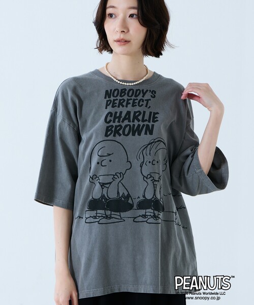 Johnbull(ジョンブル)の「【JOHNBULL/ジョンブル】PEANUTS プリントTシャツ / スヌーピー / 半袖(Tシャツ/カットソー・レディース・ホワイト系その他/ホワイト系その他3/ブラック系その他/ホワイト系その他2/ブラック系その他2/ブラック系その他3・フリー)」の22枚目の写真
