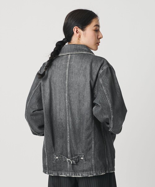 【さぽてん】NEEDBY heritage グレー デニムジャケット セール】【別注】＜NEEDBY heritage＞デニムジャケット（デニム
