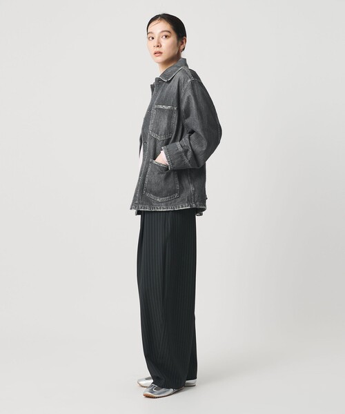 【さぽてん】NEEDBY heritage グレー デニムジャケット セール】【別注】＜NEEDBY heritage＞デニムジャケット（デニム