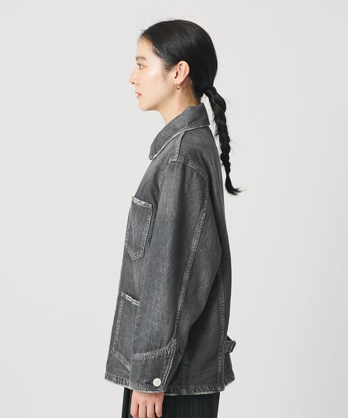 NEEDBY heritage(ニードバイヘリテージ)の「【別注】<NEEDBY heritage>デニムジャケット(デニムジャケット・レディース・ブラック/コバルトブルー・FREE)」の15枚目の写真