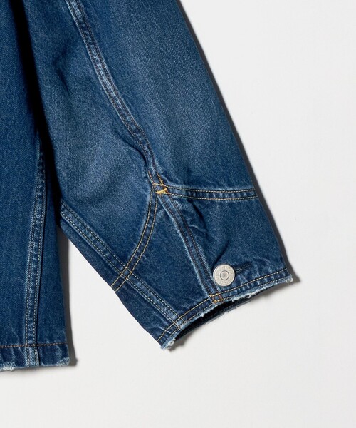 NEEDBY heritage(ニードバイヘリテージ)の「【別注】<NEEDBY heritage>デニムジャケット(デニムジャケット・レディース・ブラック/コバルトブルー・FREE)」の20枚目の写真