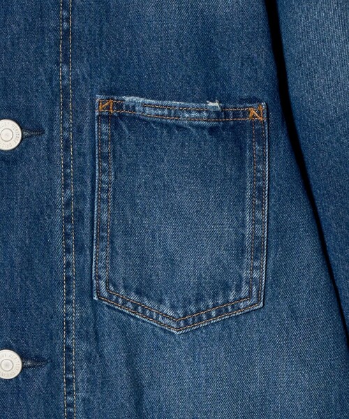 NEEDBY heritage(ニードバイヘリテージ)の「【別注】<NEEDBY heritage>デニムジャケット(デニムジャケット・レディース・ブラック/コバルトブルー・FREE)」の22枚目の写真