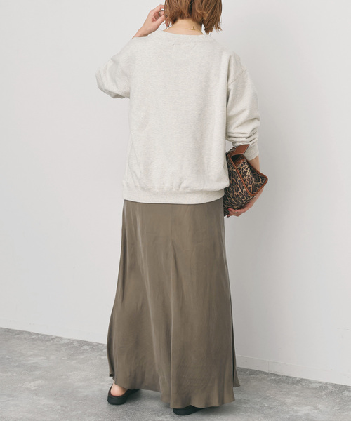 Spick & Span（スピックアンドスパン）の「《新色有り / 追加》ウォッシャブルキュプラフレアスカート（スカート・レディース・ブラックミックス/カーキ/ベージュ系その他・38/36）」の17枚目の写真