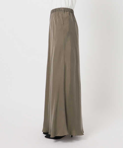 Spick & Span（スピックアンドスパン）の「《新色有り / 追加》ウォッシャブルキュプラフレアスカート（スカート・レディース・ブラックミックス/カーキ/ベージュ系その他・38/36）」の15枚目の写真