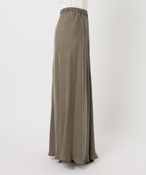 Spick & Span（スピックアンドスパン）の「《新色有り / 追加》ウォッシャブルキュプラフレアスカート（スカート・レディース・ブラックミックス/カーキ/ベージュ系その他・38/36）」の13枚目の写真