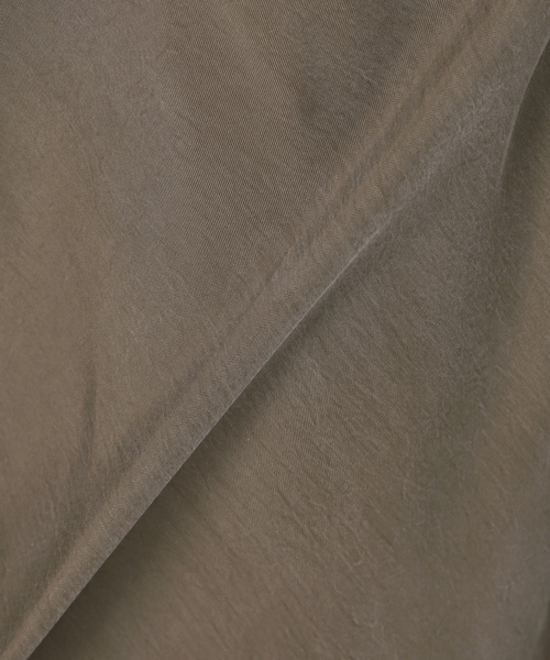 Spick & Span（スピックアンドスパン）の「《新色有り / 追加》ウォッシャブルキュプラフレアスカート（スカート・レディース・ブラックミックス/カーキ/ベージュ系その他・38/36）」の4枚目の写真