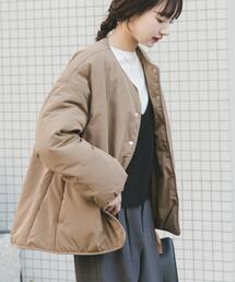 ITEMS URBANRESEARCH（アイテムズ アーバンリサーチ）の「『撥水』テントシルエット中綿ブルゾン（ダウンジャケット/コート）」