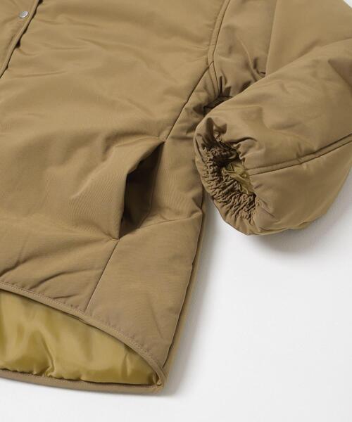 ITEMS URBANRESEARCH（アイテムズ アーバンリサーチ）の「テントシルエット中綿ブルゾン（ダウンジャケット/コート・レディース・ブラック/キャメル・FREE）」の11枚目の写真