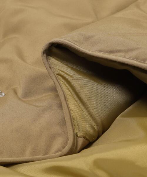 ITEMS URBANRESEARCH（アイテムズ アーバンリサーチ）の「テントシルエット中綿ブルゾン（ダウンジャケット/コート・レディース・ブラック/キャメル・FREE）」の13枚目の写真