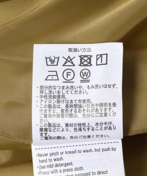 ITEMS URBANRESEARCH（アイテムズ アーバンリサーチ）の「テントシルエット中綿ブルゾン（ダウンジャケット/コート・レディース・ブラック/キャメル・FREE）」の14枚目の写真