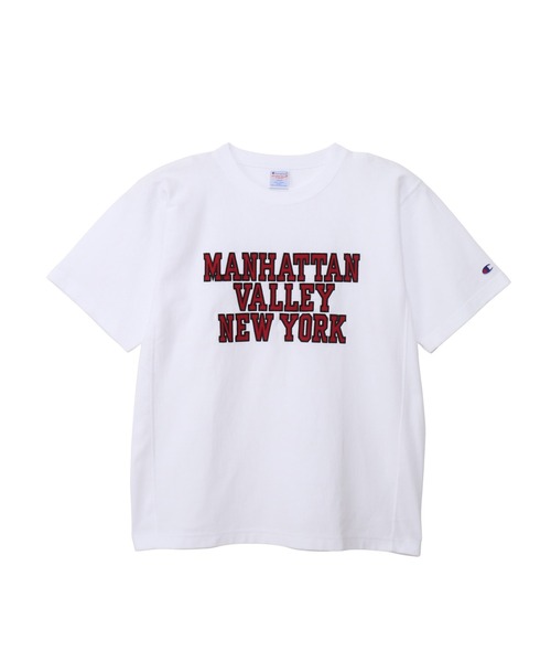 Champion(チャンピオン)の「【Champion/チャンピオン】メンズ リバースウィーブ(R) ショートスリーブTシャツ(Tシャツ/カットソー・メンズ・グレー/ブラック/ネイビー/オートミール/グリーン系その他3/ホワイト・MEDIUM/X-LARGE/LARGE)」の2枚目の写真