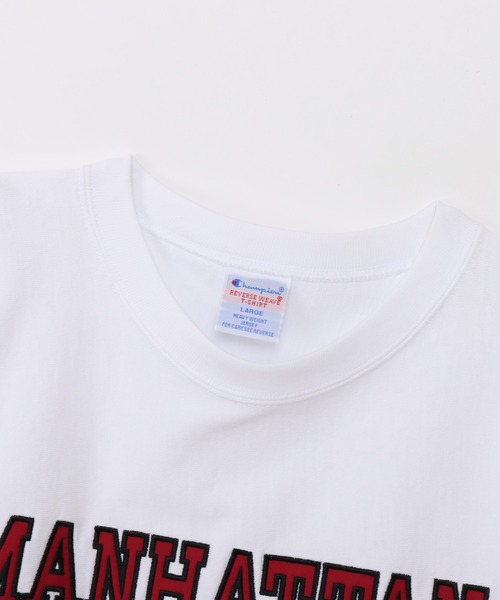 Champion(チャンピオン)の「【Champion/チャンピオン】メンズ リバースウィーブ(R) ショートスリーブTシャツ(Tシャツ/カットソー・メンズ・グレー/ブラック/ネイビー/オートミール/グリーン系その他3/ホワイト・MEDIUM/X-LARGE/LARGE)」の20枚目の写真