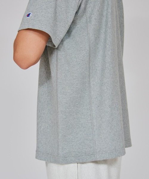 Champion(チャンピオン)の「【Champion/チャンピオン】メンズ リバースウィーブ(R) ショートスリーブTシャツ(Tシャツ/カットソー・メンズ・グレー/ブラック/ネイビー/オートミール/グリーン系その他3/ホワイト・MEDIUM/X-LARGE/LARGE)」の9枚目の写真