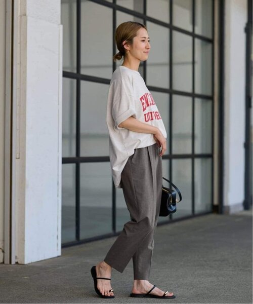 FRAMeWORK（フレームワーク）の「≪新色 / 追加≫オーバーTEE（Tシャツ/カットソー・レディース・チャコールグレー/ライトグレー/ホワイト/グリーン・FREE）」の5枚目の写真