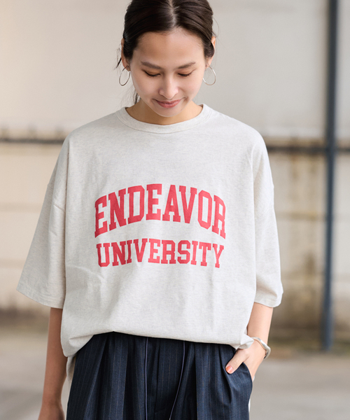 FRAMeWORK（フレームワーク）の「≪新色 / 追加≫オーバーTEE（Tシャツ/カットソー・レディース・チャコールグレー/ライトグレー/ホワイト/グリーン・FREE）」の10枚目の写真