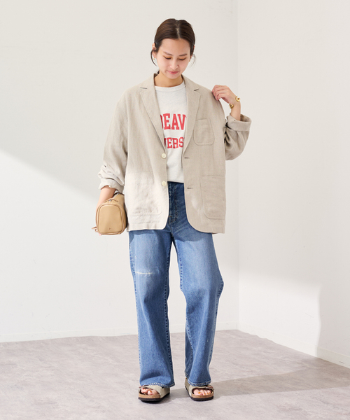 FRAMeWORK（フレームワーク）の「≪新色 / 追加≫オーバーTEE（Tシャツ/カットソー・レディース・チャコールグレー/ライトグレー/ホワイト/グリーン・FREE）」の13枚目の写真