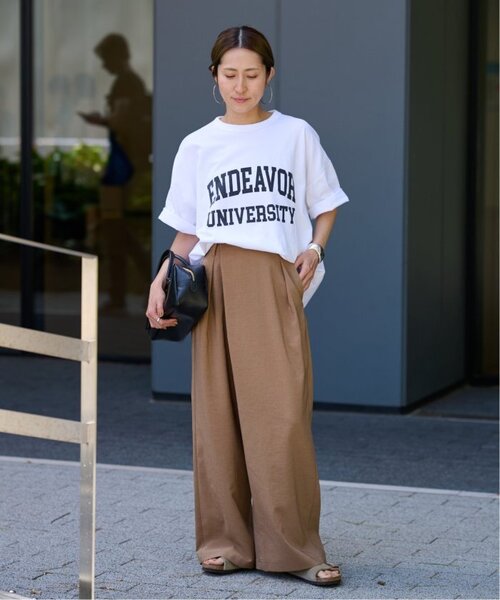 FRAMeWORK（フレームワーク）の「≪新色 / 追加≫オーバーTEE（Tシャツ/カットソー・レディース・チャコールグレー/ライトグレー/ホワイト/グリーン・FREE）」の15枚目の写真