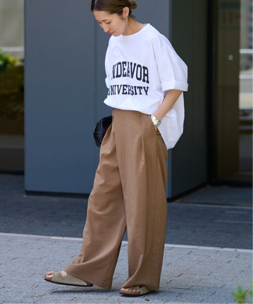 FRAMeWORK（フレームワーク）の「≪新色 / 追加≫オーバーTEE（Tシャツ/カットソー・レディース・チャコールグレー/ライトグレー/ホワイト/グリーン・FREE）」の16枚目の写真