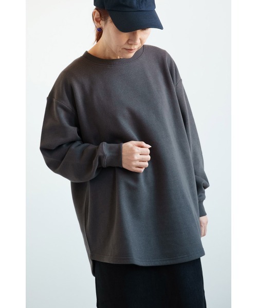 HEART MARKET(ハートマーケット)の「カポック裏毛プルオーバー(Tシャツ/カットソー・レディース・ホワイト系その他/グリーン/グレー/ブラック系その他/スミクロ/ダークパープル/アイボリー・FREE)」の5枚目の写真