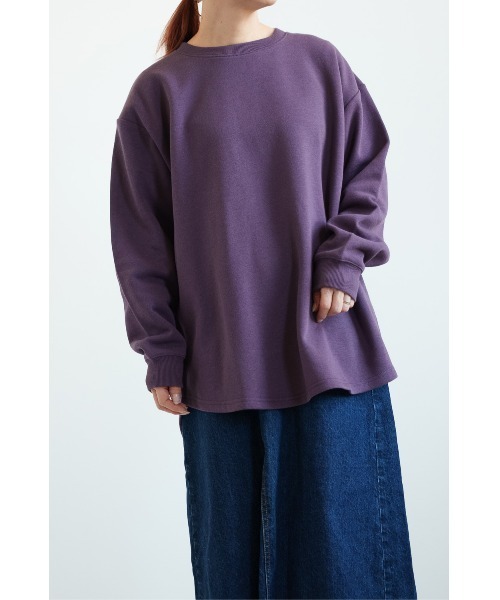 HEART MARKET(ハートマーケット)の「カポック裏毛プルオーバー(Tシャツ/カットソー・レディース・ホワイト系その他/グリーン/グレー/ブラック系その他/スミクロ/ダークパープル/アイボリー・FREE)」の1枚目の写真