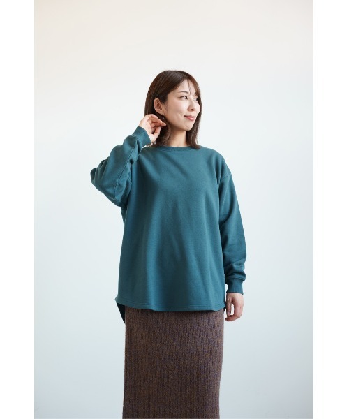 HEART MARKET(ハートマーケット)の「カポック裏毛プルオーバー(Tシャツ/カットソー・レディース・ホワイト系その他/グリーン/グレー/ブラック系その他/スミクロ/ダークパープル/アイボリー・FREE)」の21枚目の写真