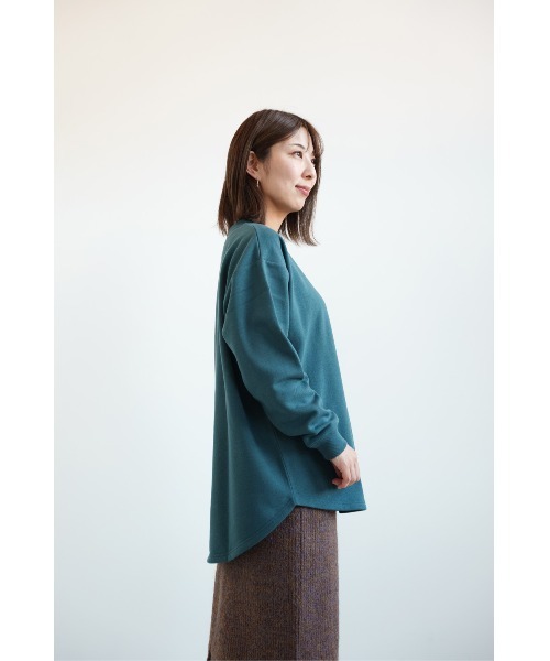 HEART MARKET(ハートマーケット)の「カポック裏毛プルオーバー(Tシャツ/カットソー・レディース・ホワイト系その他/グリーン/グレー/ブラック系その他/スミクロ/ダークパープル/アイボリー・FREE)」の22枚目の写真