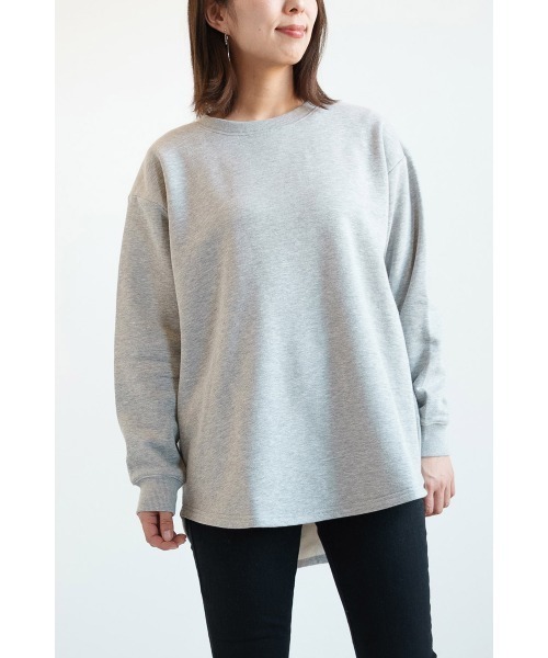 HEART MARKET(ハートマーケット)の「カポック裏毛プルオーバー(Tシャツ/カットソー・レディース・ホワイト系その他/グリーン/グレー/ブラック系その他/スミクロ/ダークパープル/アイボリー・FREE)」の12枚目の写真