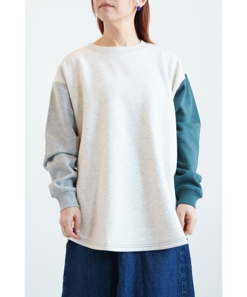 HEART MARKET(ハートマーケット)の「カポック裏毛プルオーバー(Tシャツ/カットソー・レディース・ホワイト系その他/グリーン/グレー/ブラック系その他/スミクロ/ダークパープル/アイボリー・FREE)」の17枚目の写真