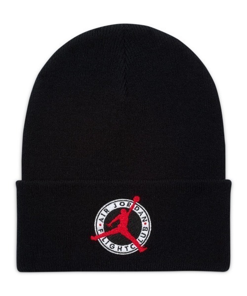 JORDAN BRAND(ジョーダンブランド)の「JORDAN BRAND Jordan Flight Club Peak Beanie(ジョーダンブランド ジョーダン フライト クラブ ピーク ビーニー)(ニットキャップ/ビーニー・メンズ・ブラック/ベージュ系・ONE SIZE)」の3枚目の写真
