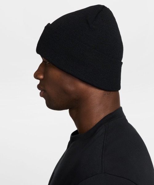 JORDAN BRAND(ジョーダンブランド)の「JORDAN BRAND Jordan Flight Club Peak Beanie(ジョーダンブランド ジョーダン フライト クラブ ピーク ビーニー)(ニットキャップ/ビーニー・メンズ・ブラック/ベージュ系・ONE SIZE)」の5枚目の写真