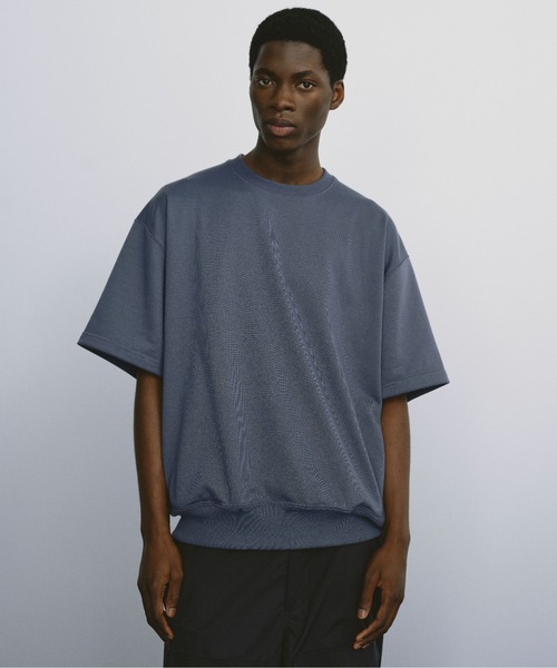 DAIWA PIER39（ダイワピア39）の「DAIWA PIER39  TECH SWEAT CREW S/S　ダイワ ピア39（Tシャツ/カットソー・メンズ・ブルー/ヘザーグレー/ブラック/ブラウン・S/M/L/XL）」の5枚目の写真