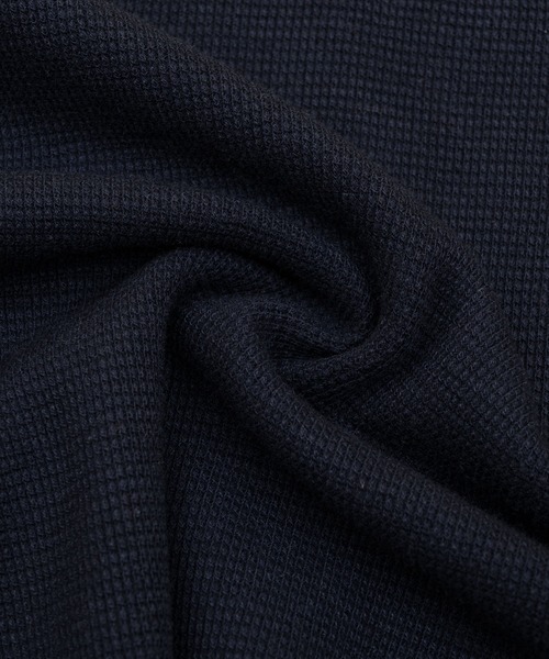 Zooodle(ズードル)の「Damage waffle long sleeve tee - ダメージワッフルロンT -(Tシャツ/カットソー・メンズ・ネイビー/ベージュ・MEDIUM/LARGE)」の15枚目の写真