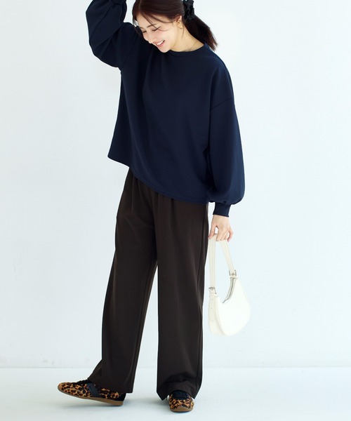 coca(coca)(コカ)の「カットジョーゼットワイドパンツ | セレモニー オフィス ママスーツ フォーマルウェア スーツ 卒業式(その他パンツ・レディース・ブラック/ブラウン・L/M/S)」の12枚目の写真