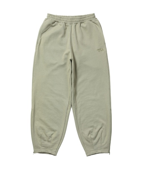 TXA(ティーエックスエー)の「田中かえ Embroidery Sweatpants(スウェットパンツ・メンズ・チャコール/オリーブ・1)」の3枚目の写真