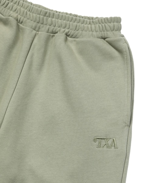 TXA(ティーエックスエー)の「田中かえ Embroidery Sweatpants(スウェットパンツ・メンズ・チャコール/オリーブ・1)」の6枚目の写真